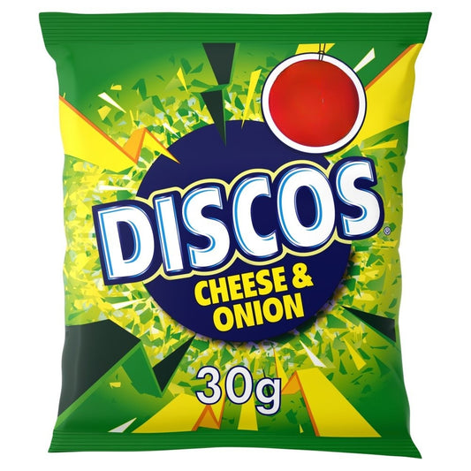 Discos Cheese & Onion Crisps 30g