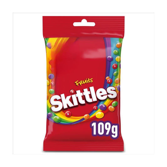Skittles Vegan Chewy Sweets Fruit Flavoured Treat Bag 109g