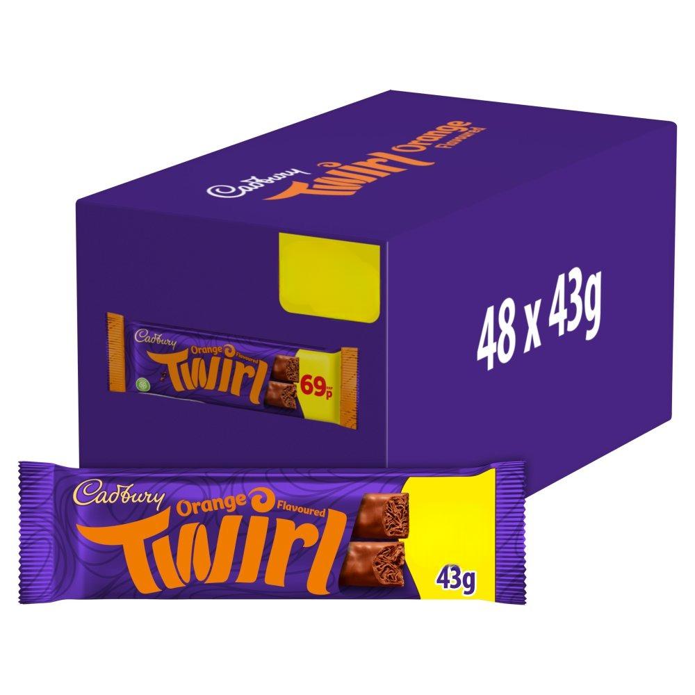 Cadbury Twirl Orange Chocolate Bar 43g