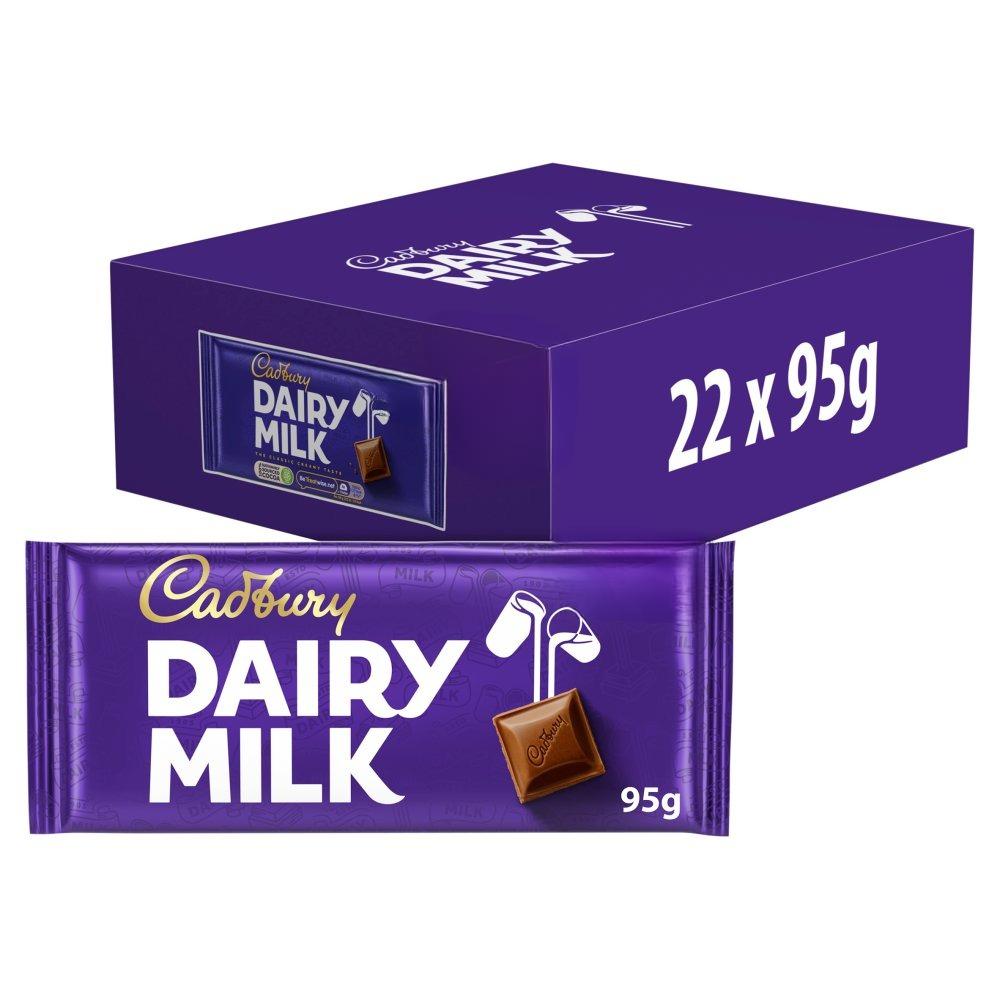 Cadbury Dairy Milk Chocolate Bar 95g