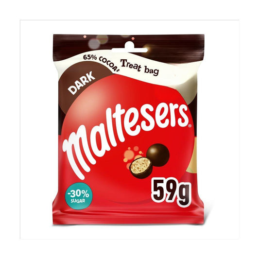 Maltesers Dark Chocolate & Honeycomb 65% Cocoa Treat Bag 59g