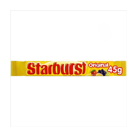 Starburst Vegan Chewy Sweets Fruit Flavoured Bag 45g