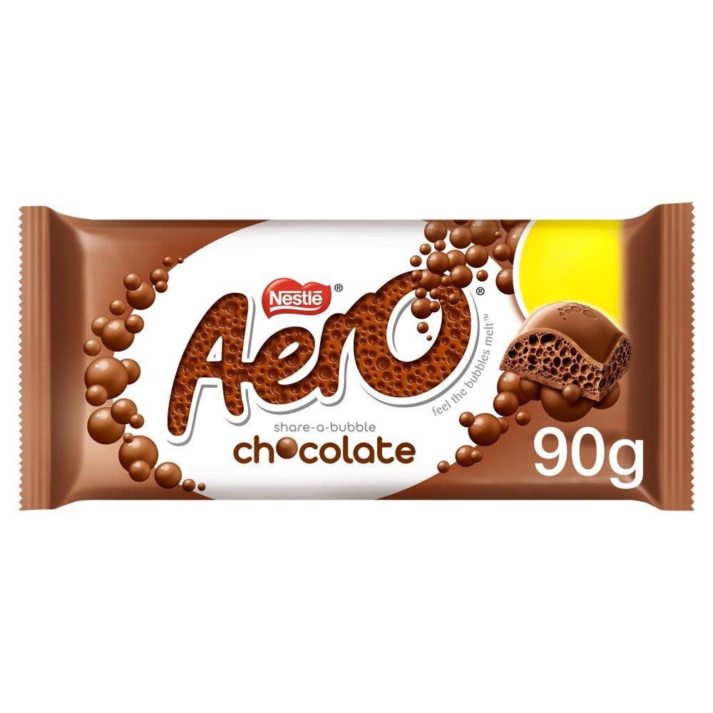 Aero Milk Chocolate Sharing Bar 90g