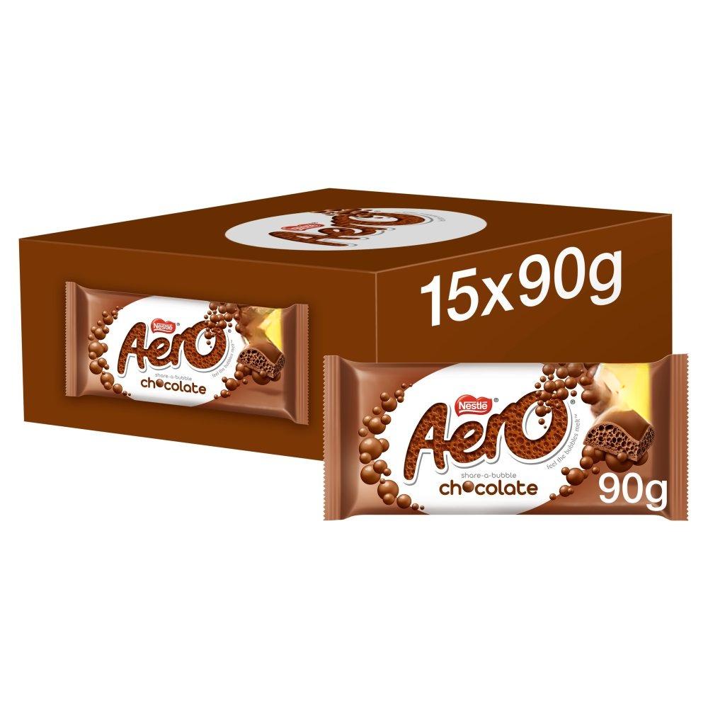 Aero Milk Chocolate Sharing Bar 90g