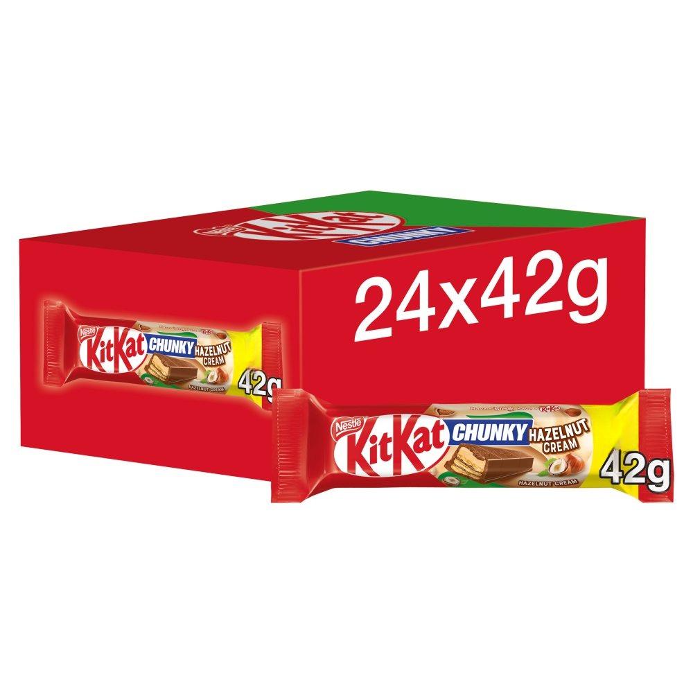 Kit Kat Chunky Hazelnut Cream Chocolate Bar 42g