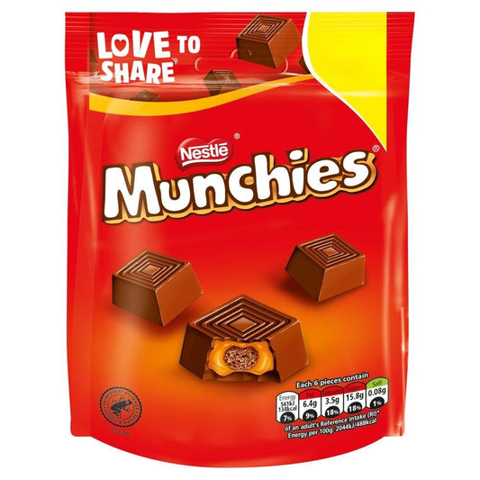 Munchies Milk Chocolate & Caramel Sharing Bag 81g
