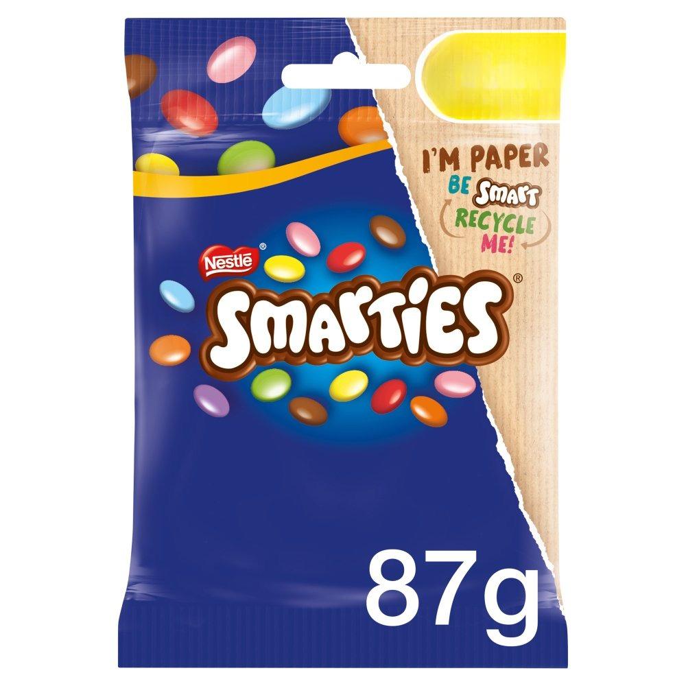 Smarties Milk Chocolate Sharing Bag 87g