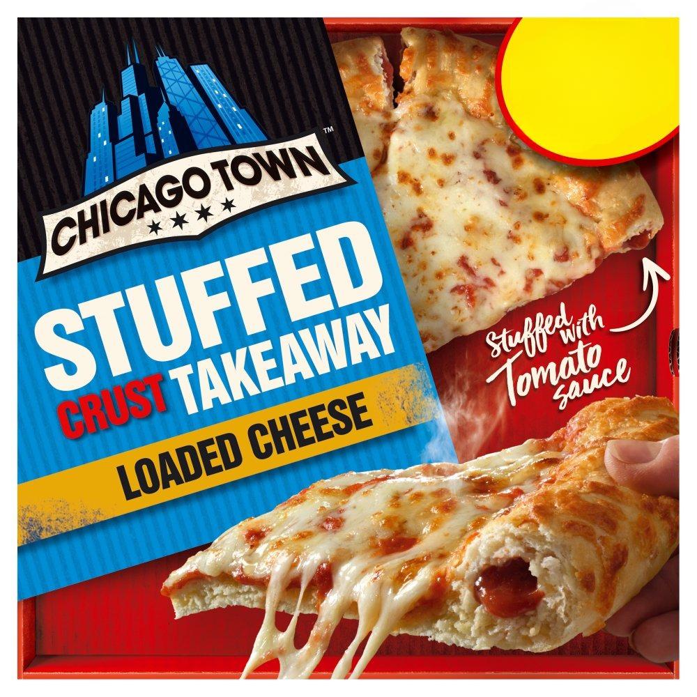 Chicago Town Takeaway Stuffed Crust Cheese Medium Pizza 480g