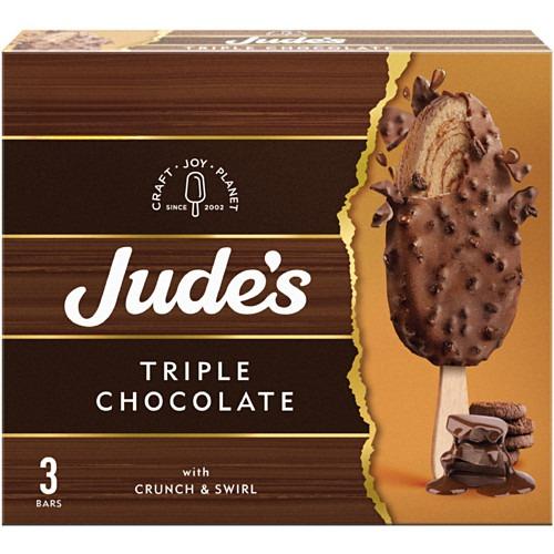 Jude's Triple Chocolate Bars 3 x 80ml (240ml)