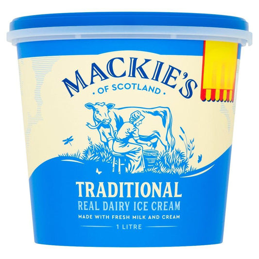 Mackie's of Scotland Traditional Real Dairy Ice Cream 1 Litre