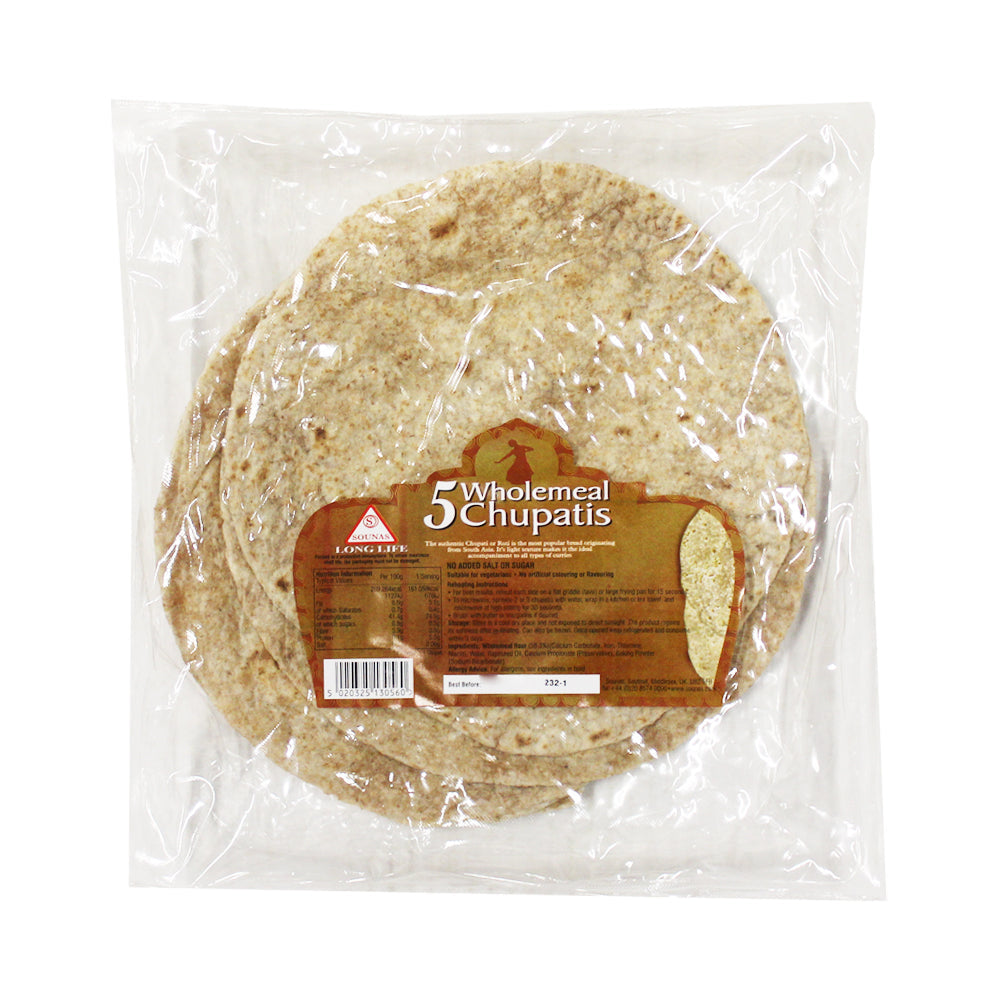 Sounas Chuppatti Wholemeal  1x5's