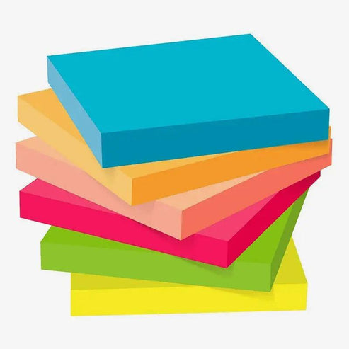 Sticky Notes Assorted    6x6's