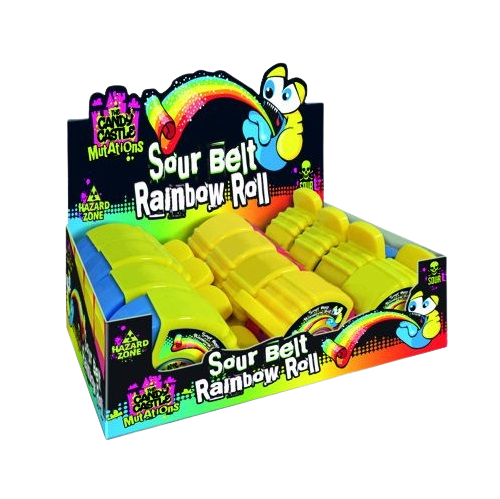 The Candy Castle Mutations Sour Belt Rainbow Roll  12x35g(8)