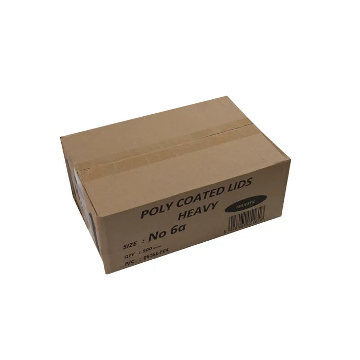 Majestic No:6A Poly Container Lids-Box of 500