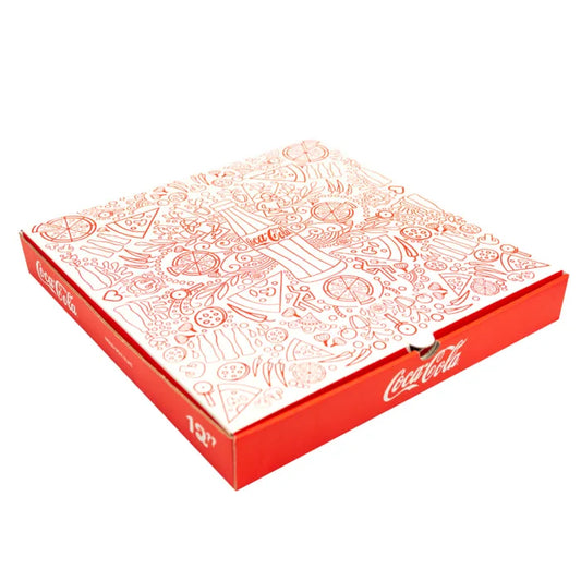 12" Premium Coca Cola Pizza Boxes Case of 100