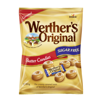 Werthers Sugar Free Butter Candies   12x65g