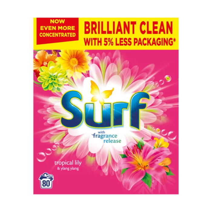 Surf Tropical Lily & Ylang-Ylang Washing Powder 80 wash 4kg