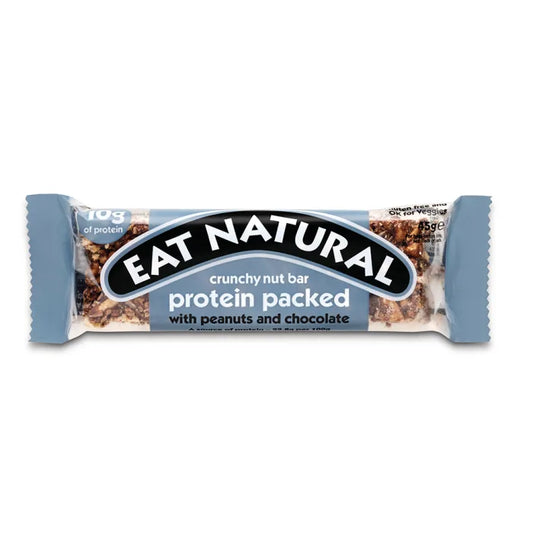 Eat Natural Protein Packed with Peanuts & Chocolate Bar 45g Box of 12