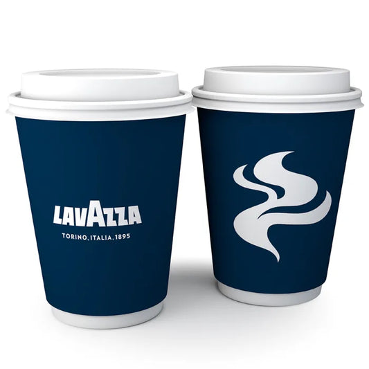 Lavazza Large Double Walled 12oz Paper Cups-Case of 600