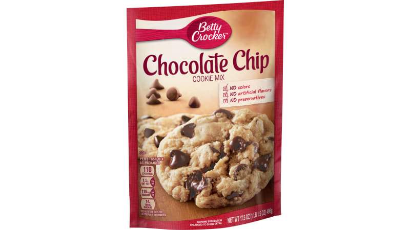 Betty Crocker USA Chocolate Chip Cookie Mix 495g Box of 12