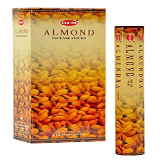 Hem Almond Incense Sticks 20 Sticks Box of 6