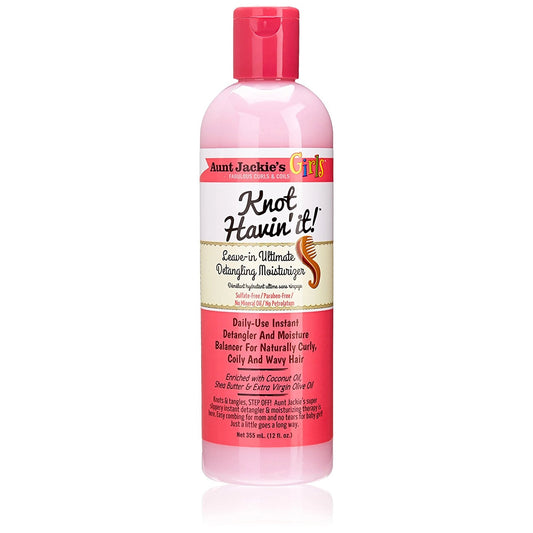 Aunt Jackie’s Girls Knot Havin’ It Leave In Detangling Moisturizer 12 oz