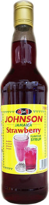 Johnson Strawberry Syrup 700ml Box of 6