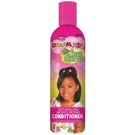African Pride Dream Kids Olive Miracle Detangling Moisturizing Conditioner 12 oz