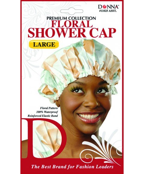 Premium Collection Floral Shower Cap 11025 Assort