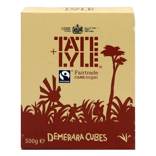 Tate and Lyle Demerara Sugar Cube 500g Box of 10