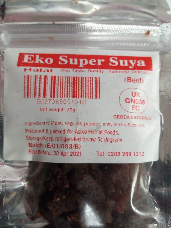 Eko Super Suya Beef 20g Box of 10