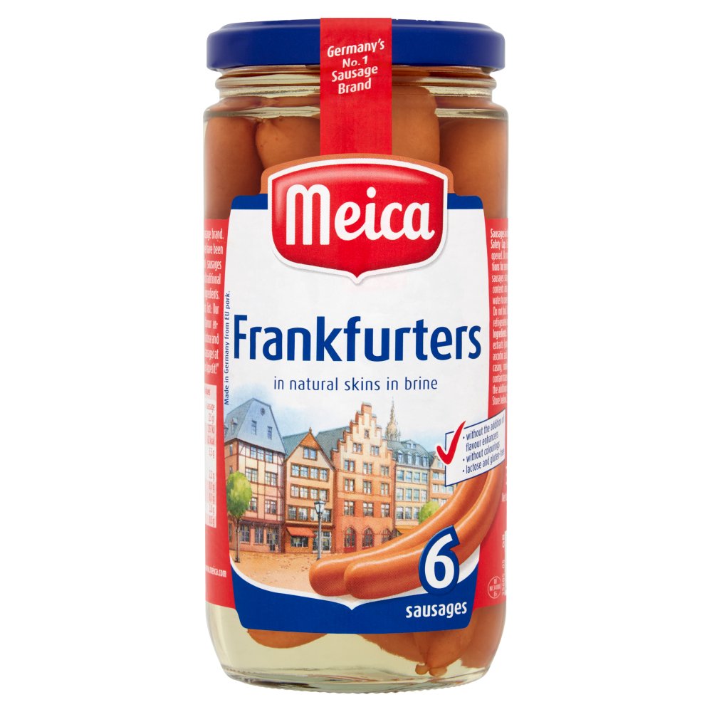 Meica 6 Frankfurters Sausages 375g