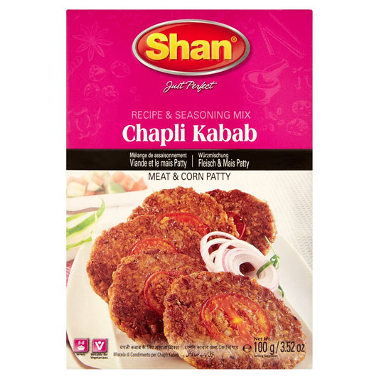 Shan Chapli Kabab Recipe & Seasoning Mix 100g