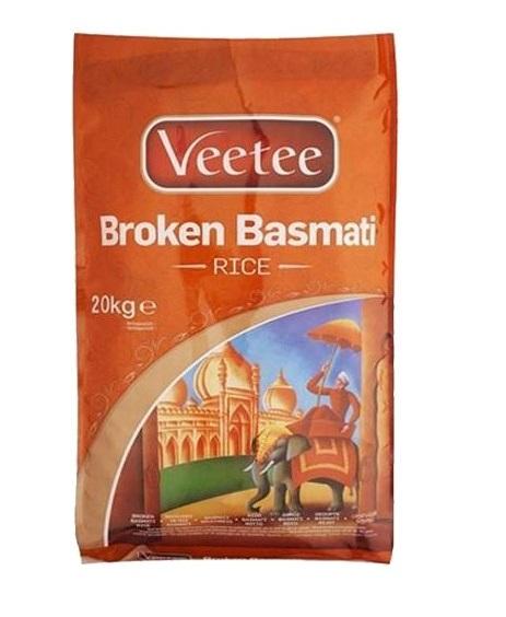 Veetee Broken Basmati Rice 20kg Box of 1