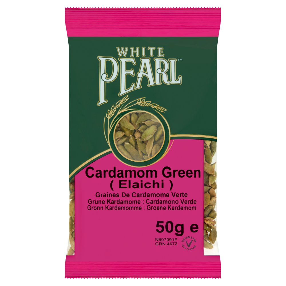 White Pearl Cardamom Green 50g