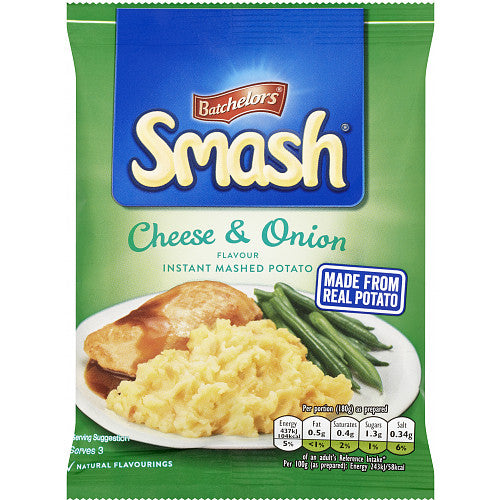 Batchelors Smash Cheese & Onion Instant Mash Potato 107g