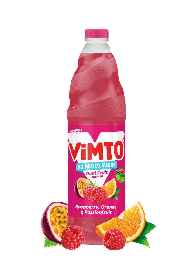 Vimto Raspberry, Orange & Passionfruit Real Fruit Squash 725ml