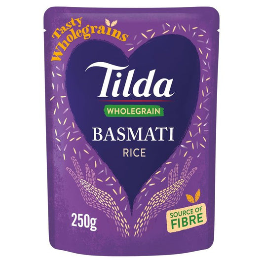 Tilda Wholegrain Brown Basmati Rice 250g