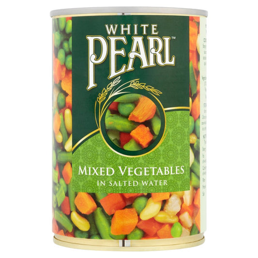 White Pearl Mixed Vegetables in Salted Water 400g