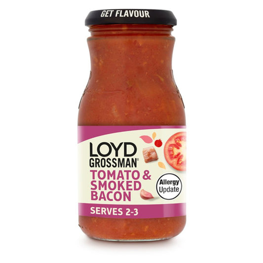 Loyd Grossman Tomato & Smoked Bacon 350g