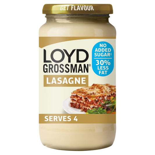 Loyd Grossman No Added Sugar White Lasagne Sauce 440g