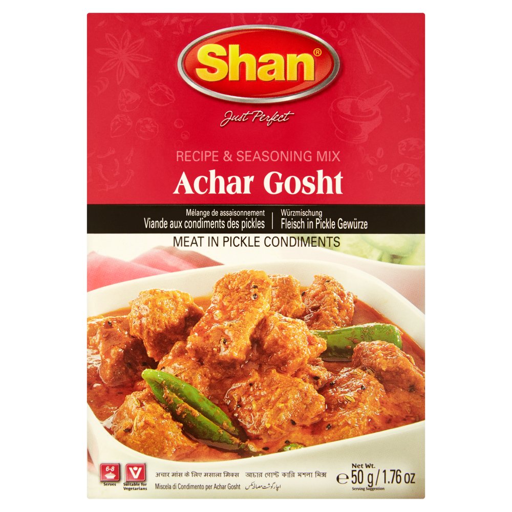 Shan Achar Gosht Recipe & Seasoning Mix 50g