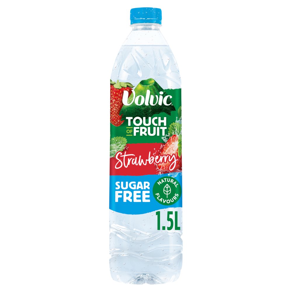 Volvic Touch of Fruit Sugar Free Strawberry Natural Flavoured Water 1.5L