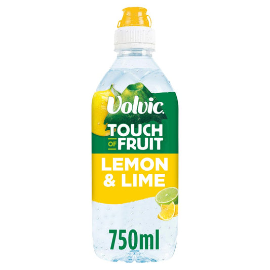 Volvic Touch of Fruit Low Sugar Lemon & Lime Natural Flavoured Water 750ml