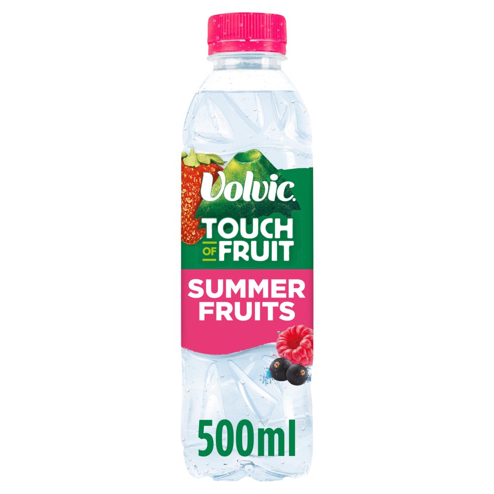 Volvic Touch of Fruit Low Sugar Summer Fruits Natural Flavoured Water 500ml