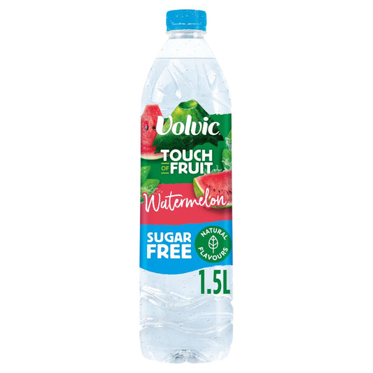 Volvic Touch of Fruit Sugar Free Watermelon Natural Flavoured Water 1.5L