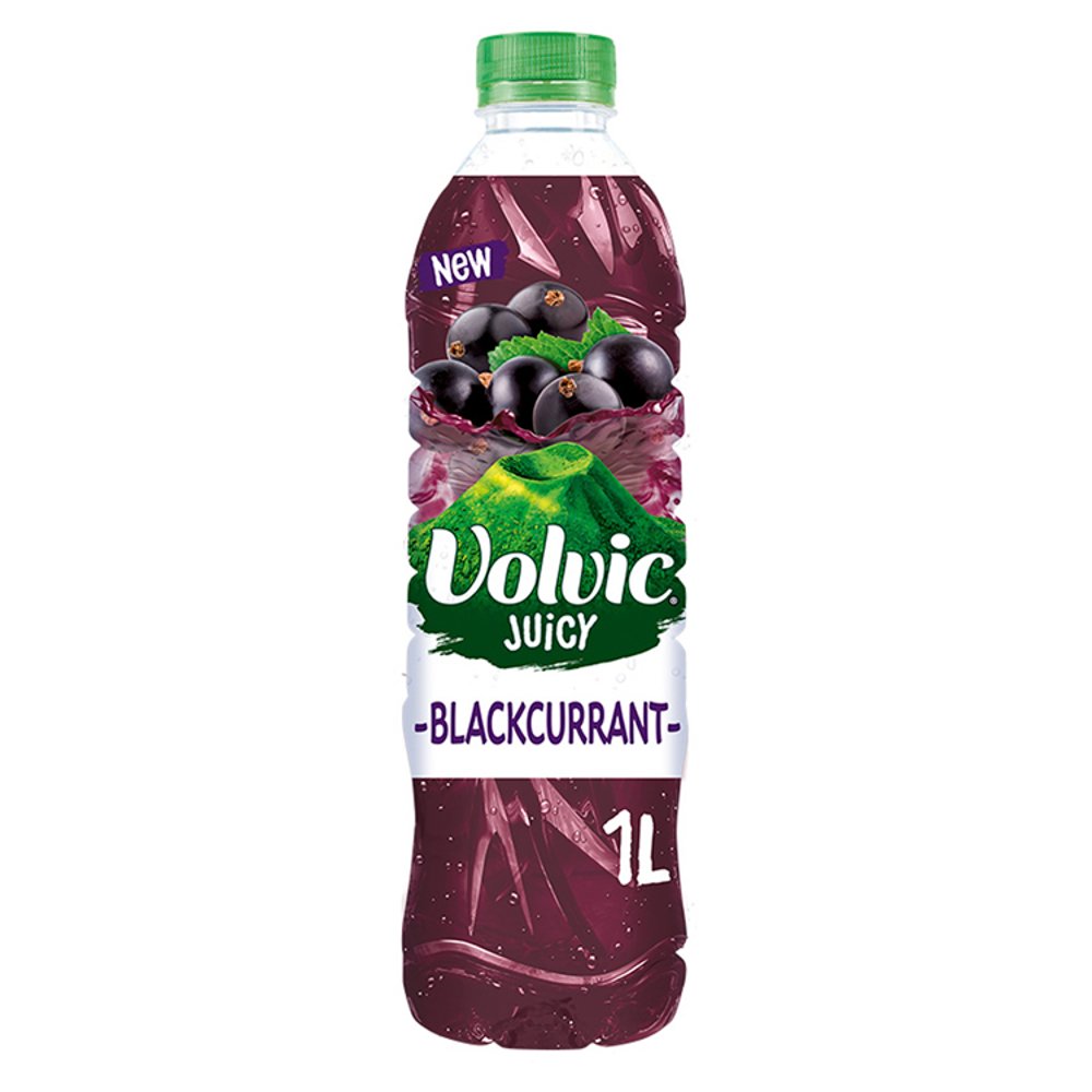 Volvic Juicy Blackcurrant Water 1L