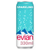 evian Sparkling Natural Mineral Water Can 330ml