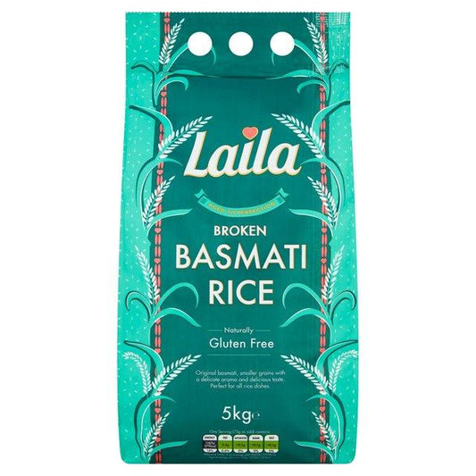 Laila Broken Basmati Rice 5kg Box of 1