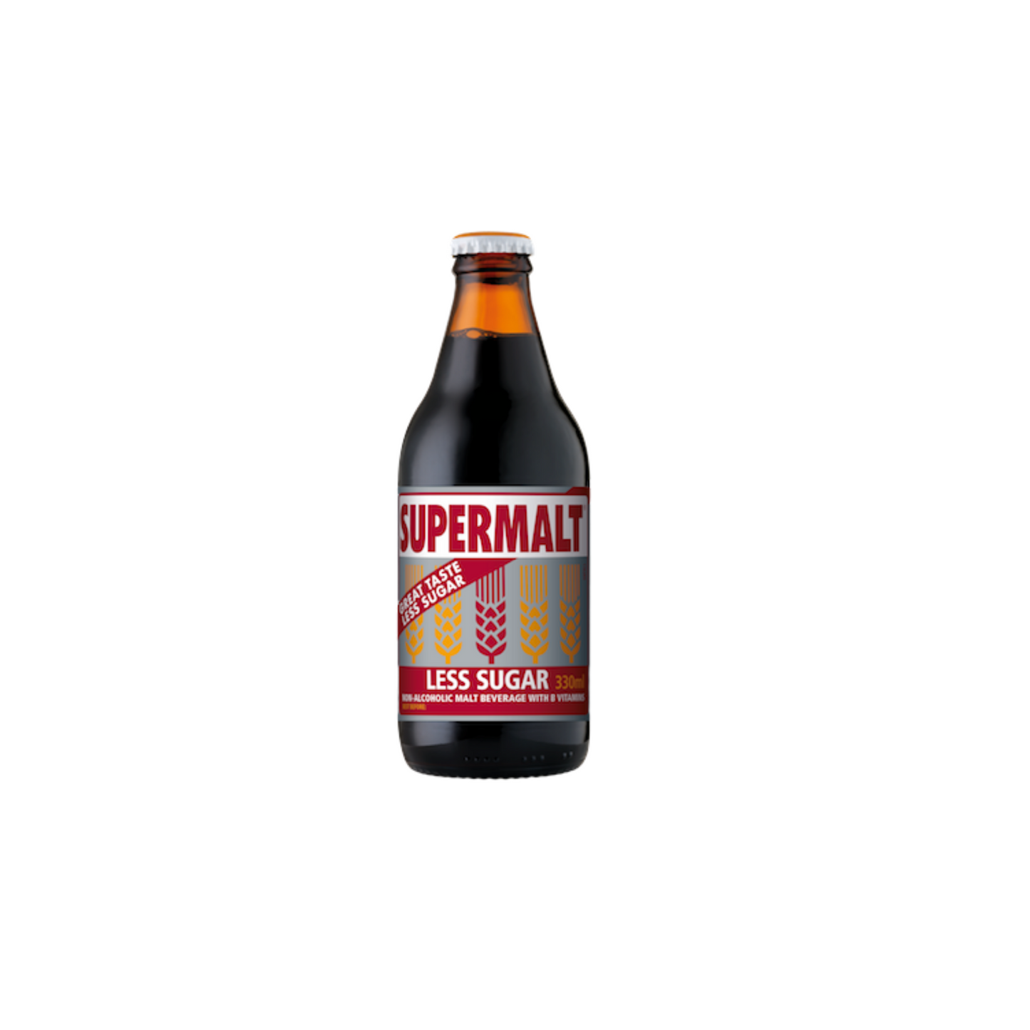 Supermalt Less Sugar 330ml Box of 6